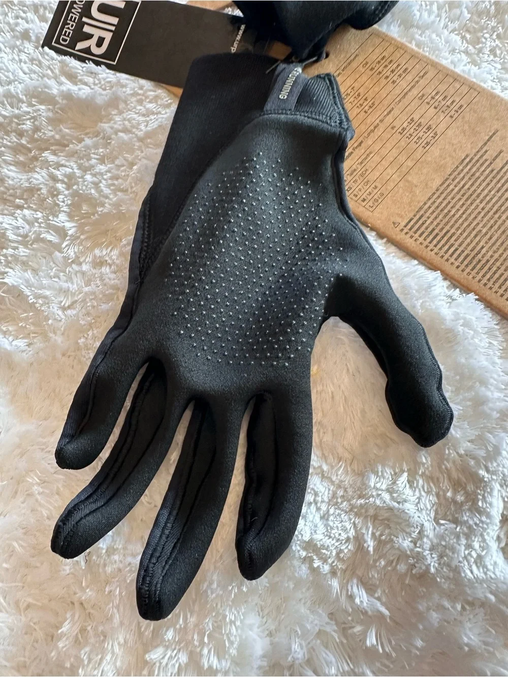 Nike Black Running Gloves